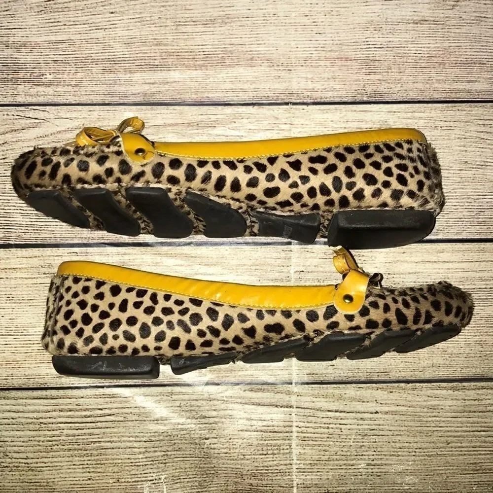 J. Crew Collection Siena Calf Hair Driving Shoes